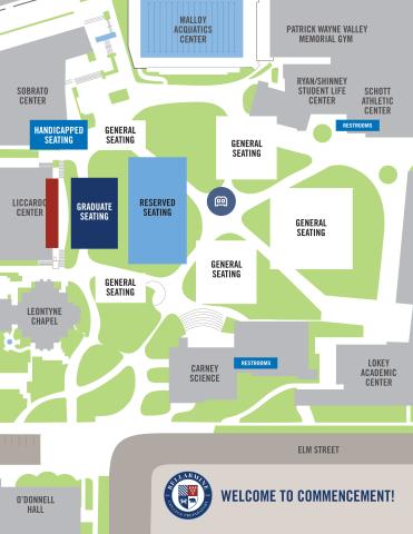 Graduation Seating Map 2025