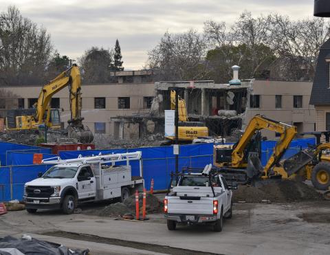 Capital Campaign, Wade Hall Demolition